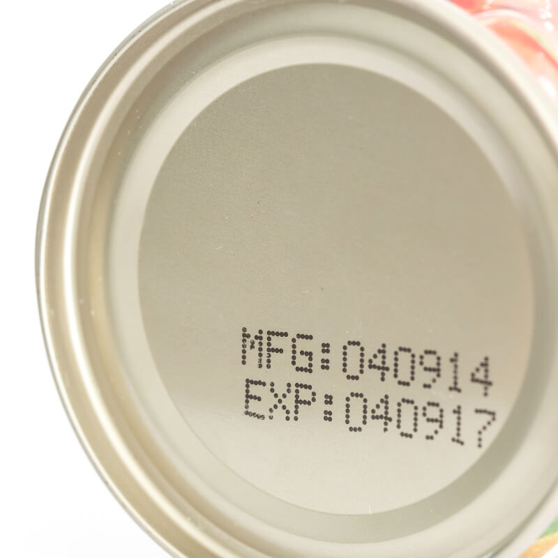 Canned food expiration date