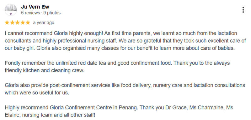 best confinement centre in Penang