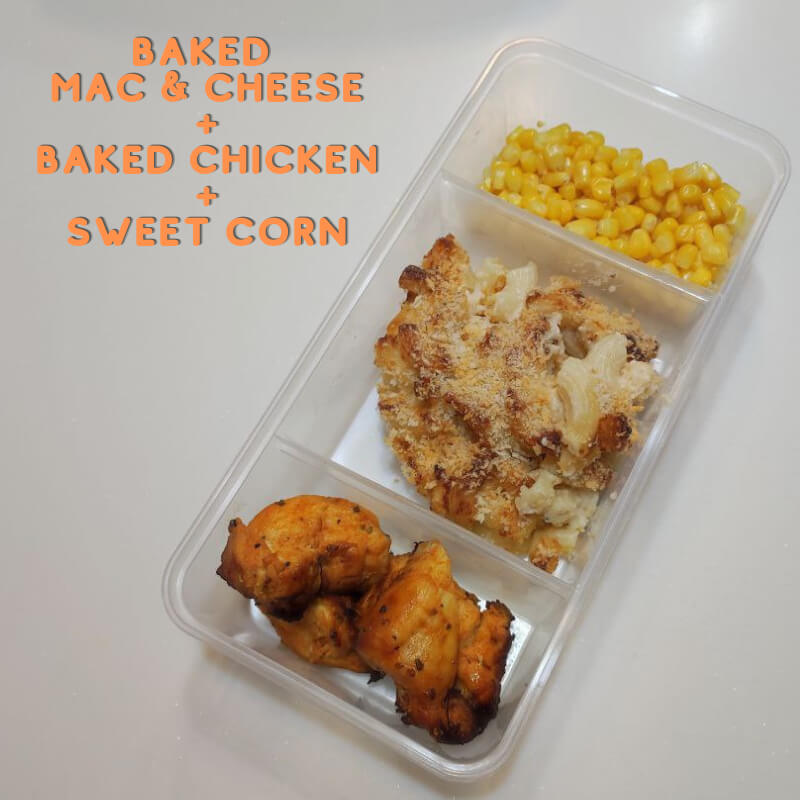 Mac and cheese bento