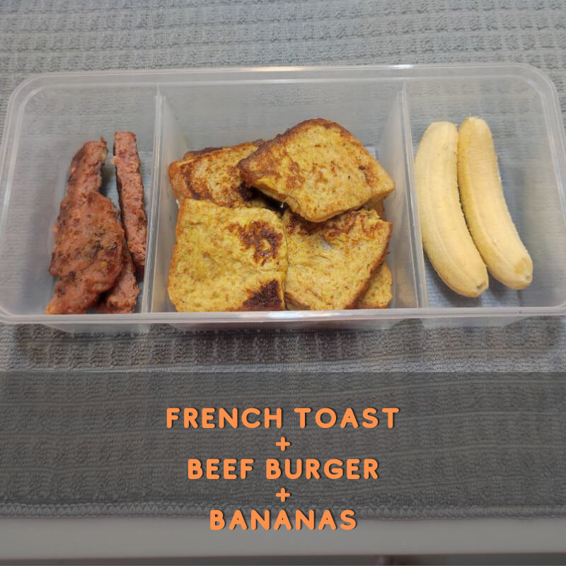 French toast bento