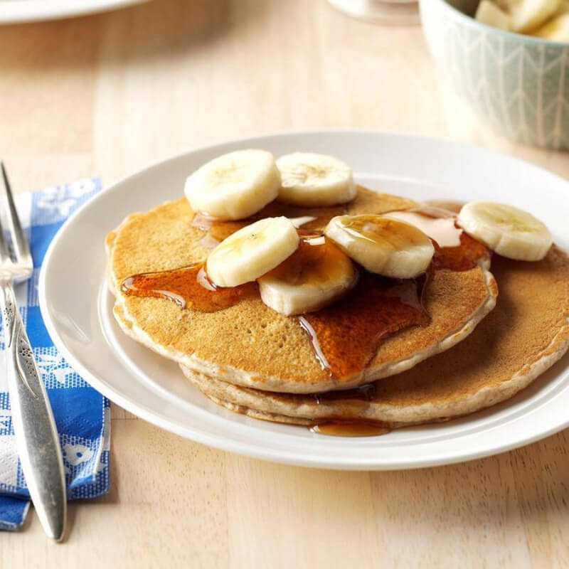 Banana pancakes for picky eaters