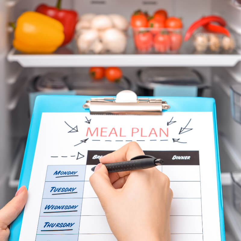 Meal plan for home management