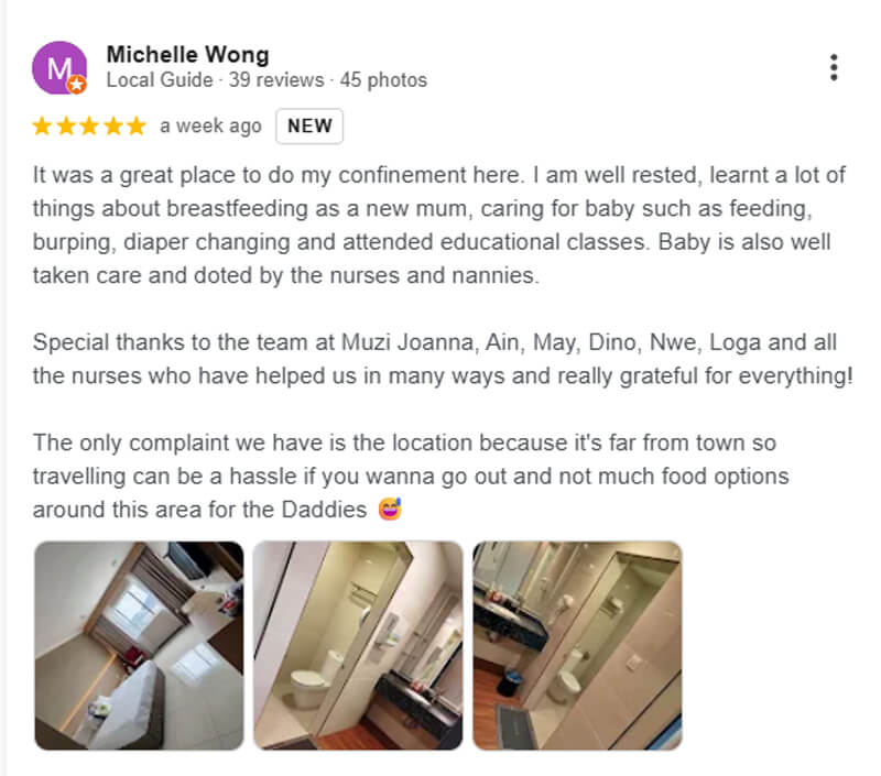 confinement centres in Johor