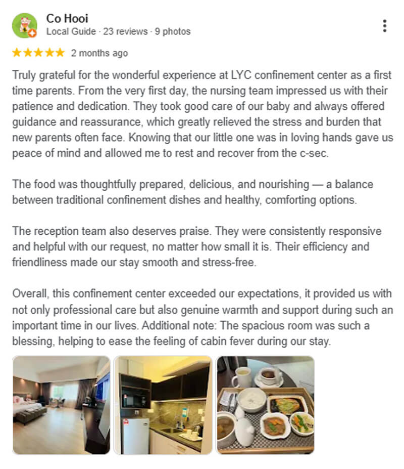 confinement centres in Johor