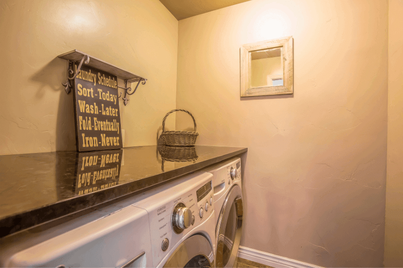 compact laundry room