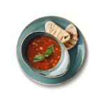 tomato soup with garlic bread confinement recipe