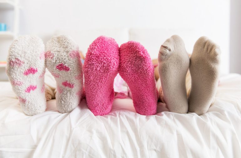 Kids at sleepover