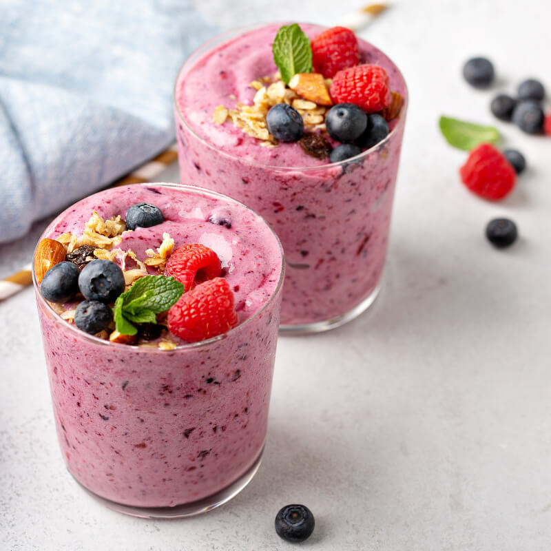 Berry Smoothie with Dairy