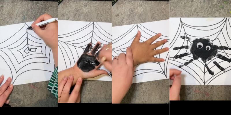 hand-spider-art