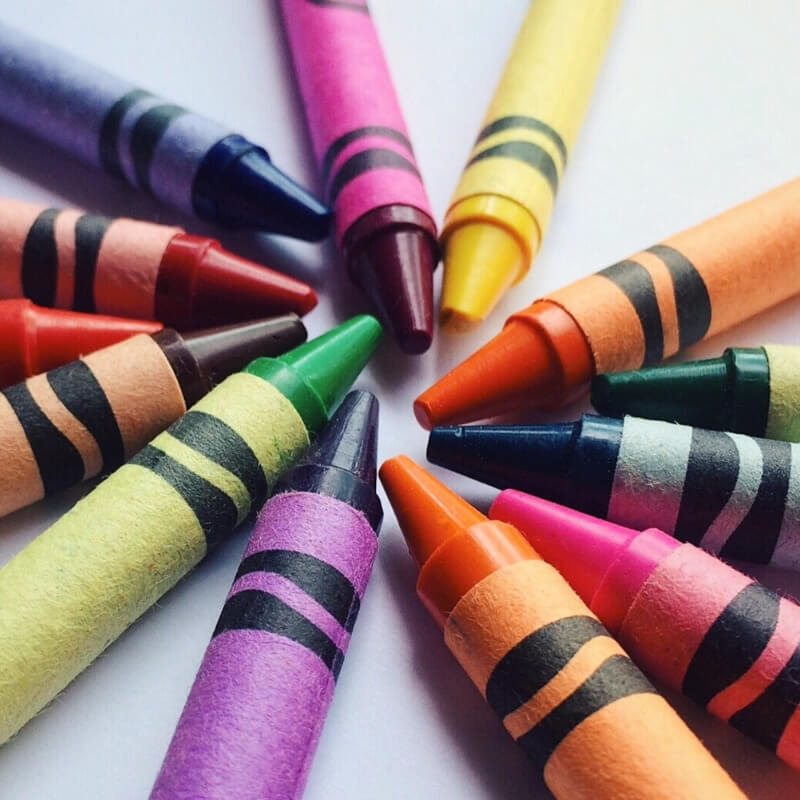 Earth-Shaped Crayons