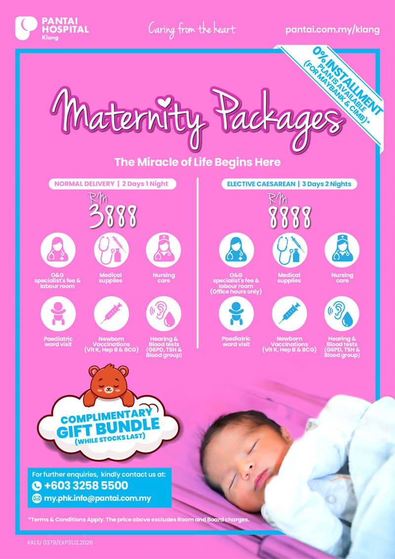 maternity hospital packages Malaysia