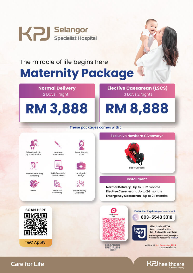 maternity hospital packages Malaysia