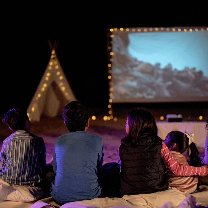 Movie Night Birthday Party activities for Kids