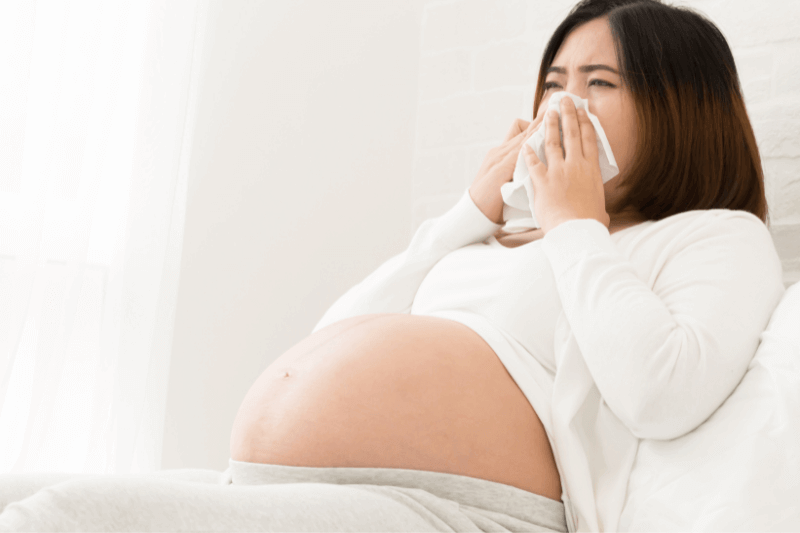 can pregnancy cause allergies