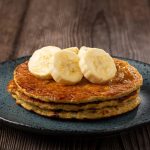 Banana Pancake On Plate