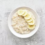 Banana Date Oatmeal In Bowl