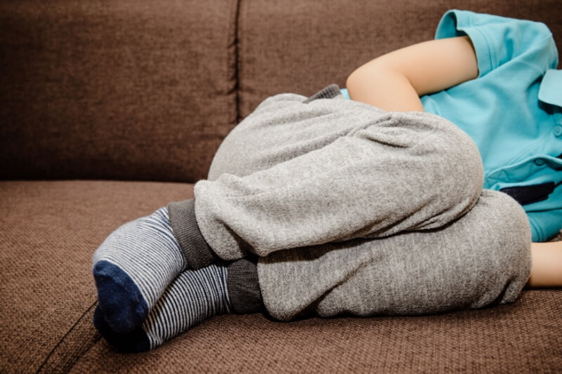 immune boosters child having a stomachache