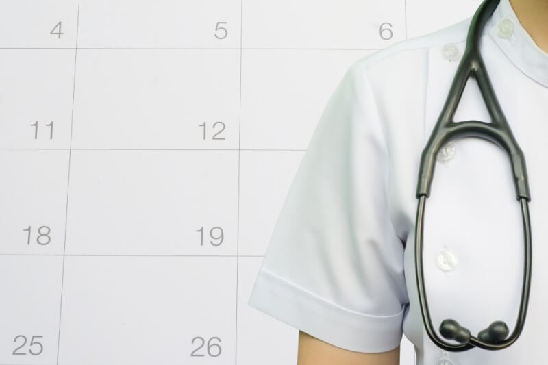 Doctor appointment calendar