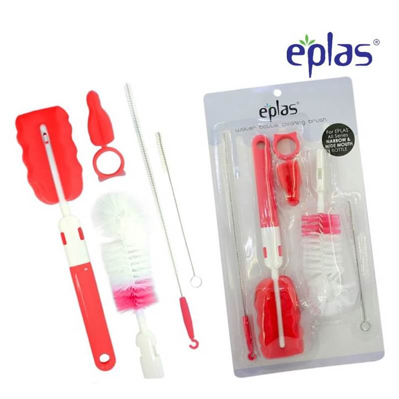 eplas-baby-bottle-cleaning-brush-5pcs-set-eg-5bred