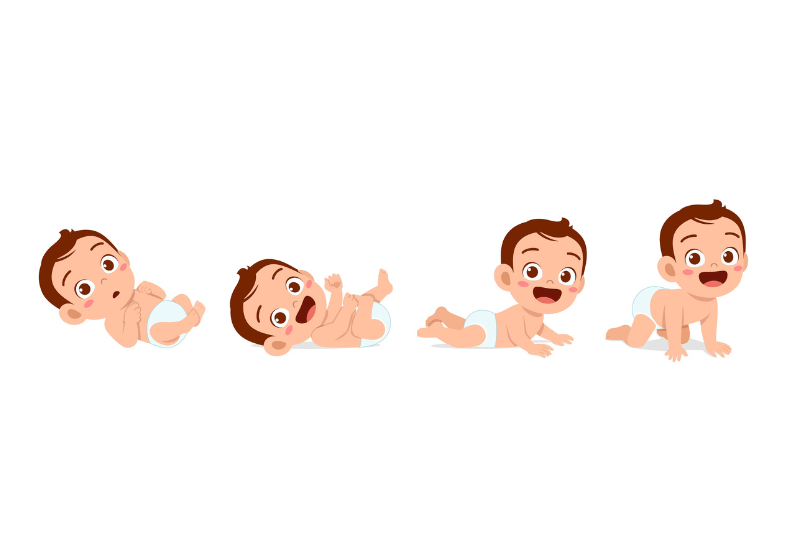 baby's tummy time progress