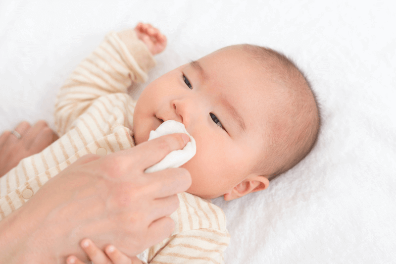 cleansing baby face