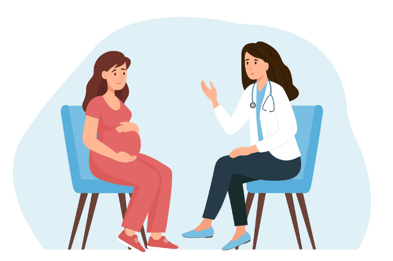 doctor-giving-pregnant-woman-tips doctor giving pregnant woman tips