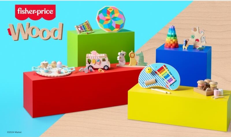 Fisher-Price Wooden Toys Montessori Play