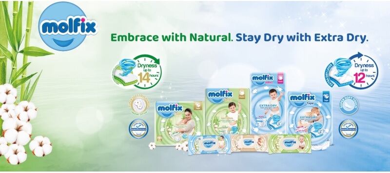 Molfix Diapers Dry Natural