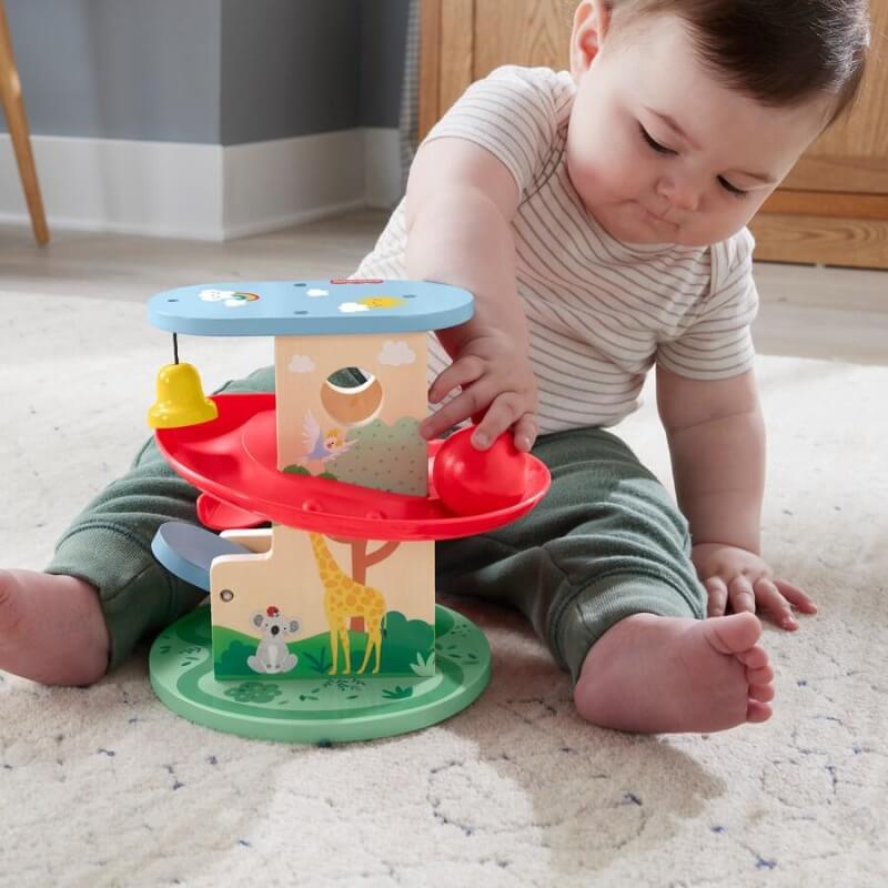 little toddler montessori playing