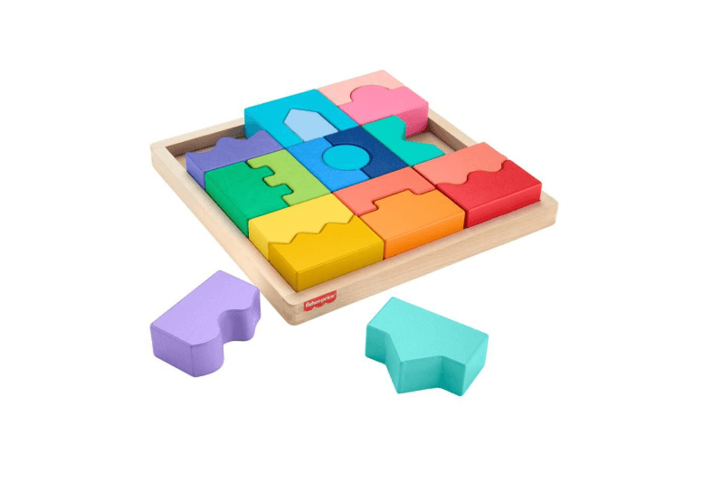 wooden montessori blocks for toddlers