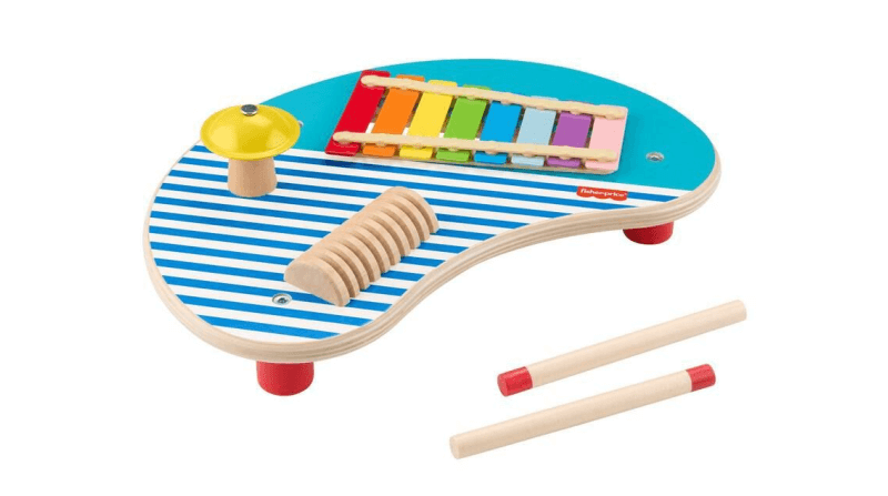 wooden montessori musical toy for toddlers