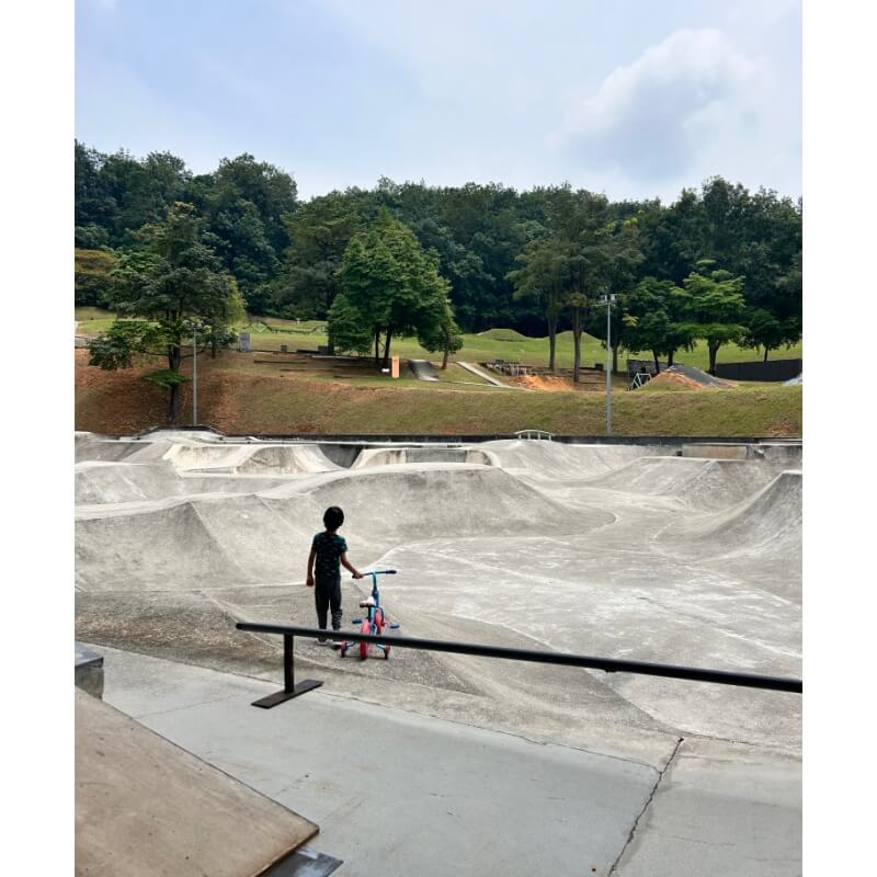 toddler boy skate park adventure 