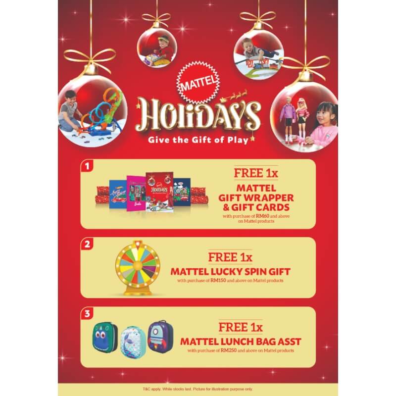 mattel activation promotion christmas gifts