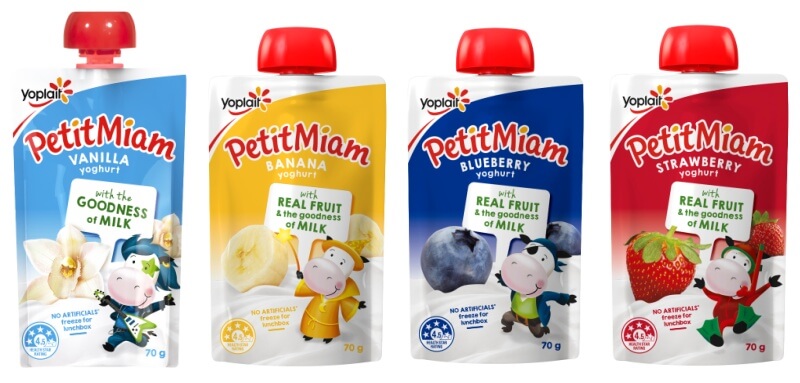 petit miam yogurt pouches