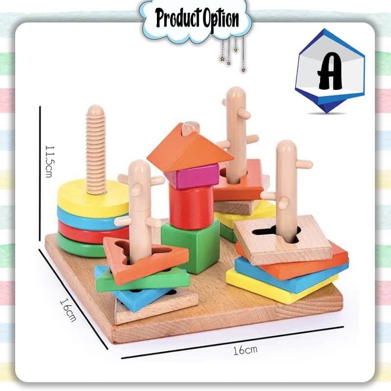 little-b-house-educational-building-blocksgeometry-layers-of-stacked-5-column-set-wooden-toys-bkm32