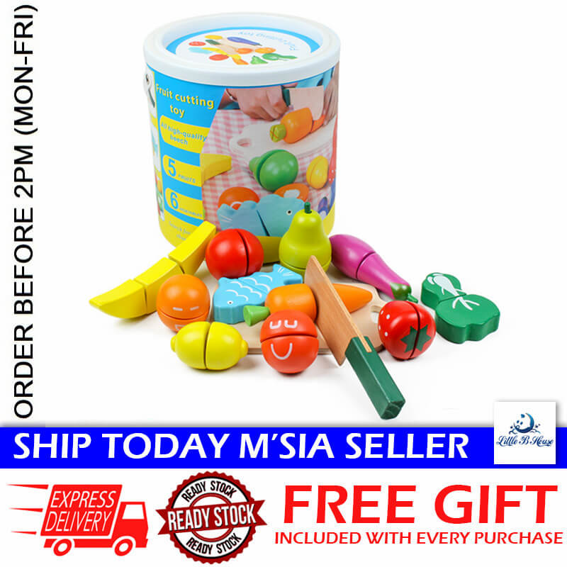 little-b-house-fruit-and-vegetable-cutting-wooden-toy-play-set-bt14