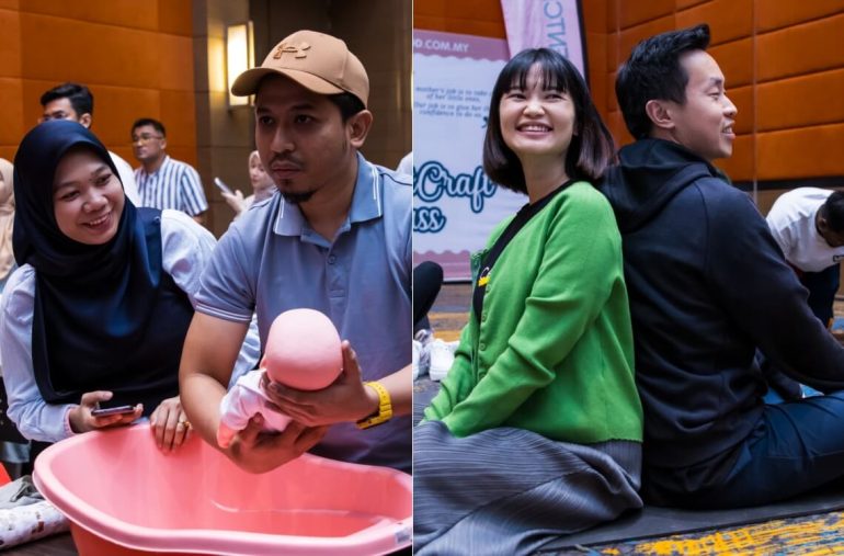 parents during antenatal class