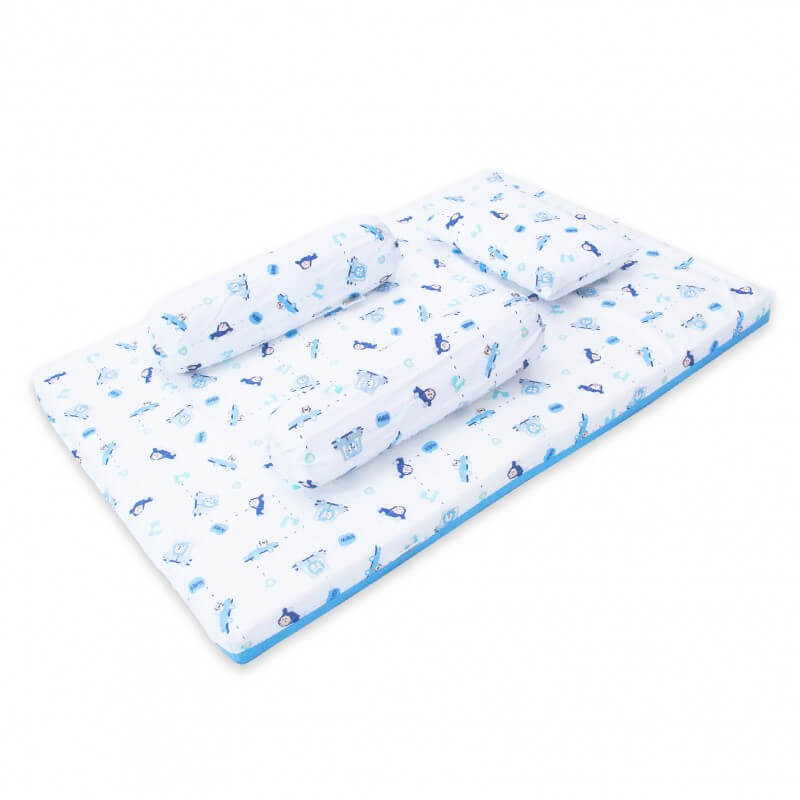 babylove-4-in-1-foam-mattress-set-pillow-bolsters-animal-stars