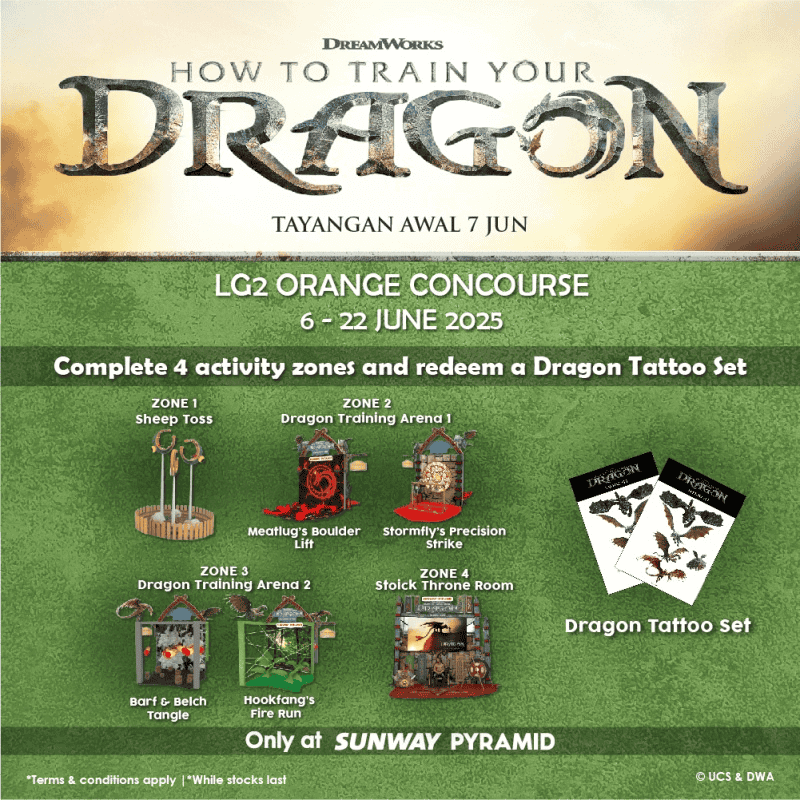 how to train your dragon sunway pyramid activation