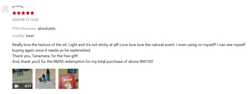 Tanamera Kidz Massage Oil