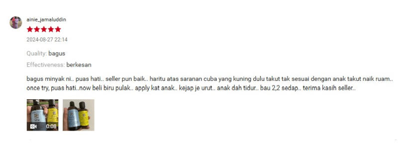 Tanamera Kidz Massage Oil