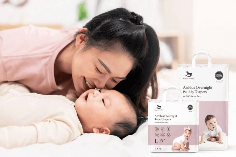 Applecrumby’s AirPlus Overnight Pull Up Diaper