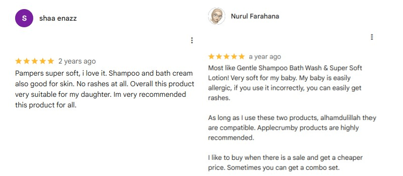 Applecrumby’s Gentle Shampoo & Bath Wash