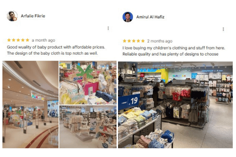 baby shop KLCC testimonials customer review