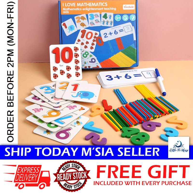 little-b-house-children-montessori-math-enlightenment-aids-card-counting-toys-mainan-matematik-bt121