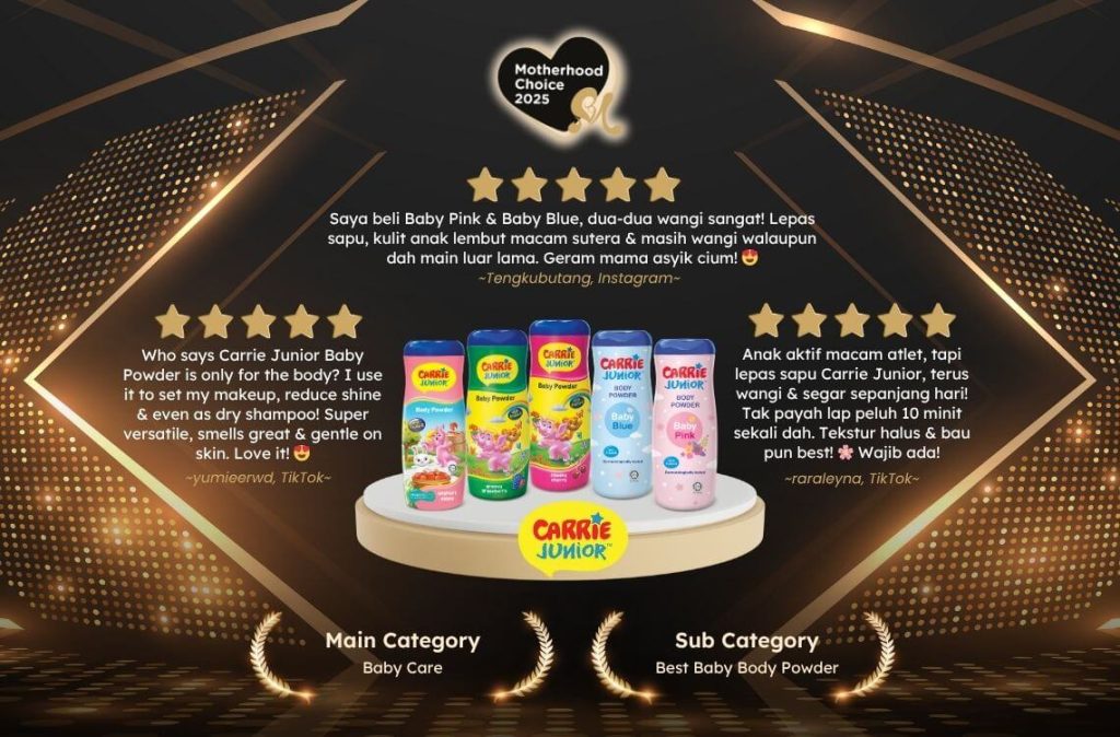 carrie junior motherhood choice awards