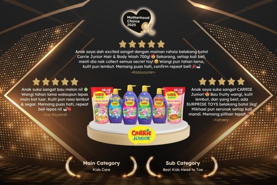 carrie junior motherhood choice awards