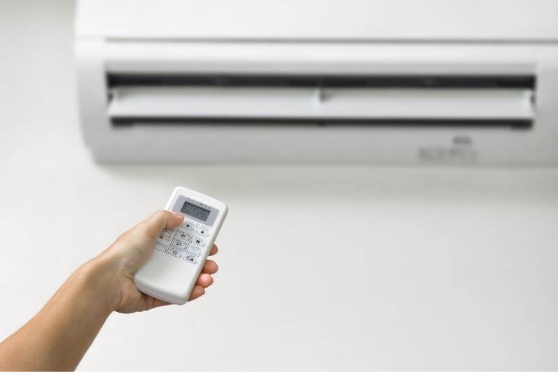 aircon being turned on by remote