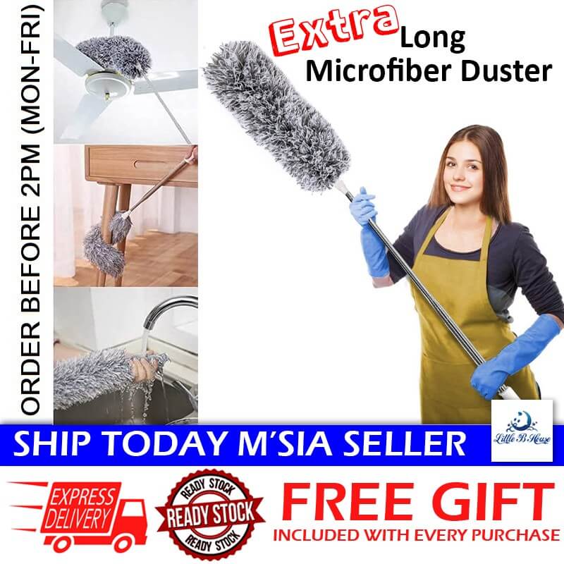 little-b-house-280cm-extra-long-handle-extendable-bendable-microfiber-feather-duster-bulu-ayam-panjang-so32