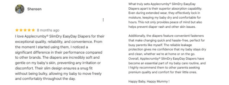 Applecrumby AirPlus Tape Diapers